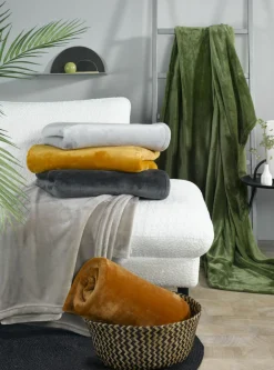 casa NOVA Flanell-Decke beige^ Wohndecken