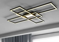 casa NOVA LED-Deckenleuchte schwarz^ Deckenleuchten