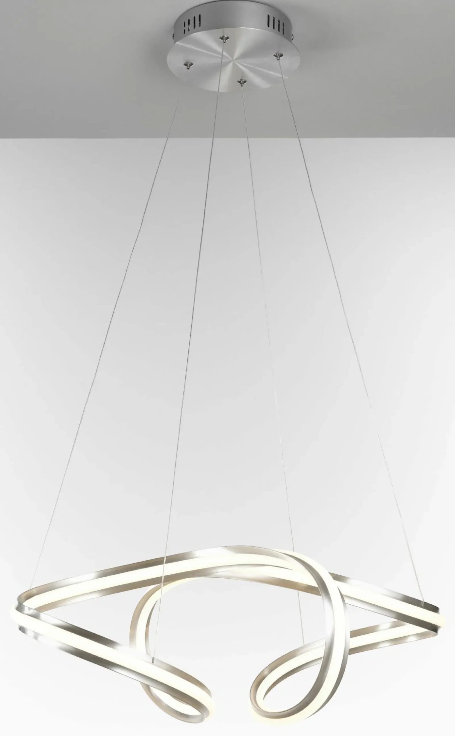 casa NOVA LED-Pendelleuchte silberfarben^ Pendelleuchten