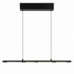 casa NOVA LED-Pendelleuchte 4f schwarz^ Pendelleuchten