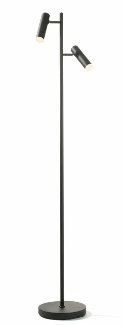 Stehleuchten>casa NOVA LED-Stehleuchte 2flg schwarz
