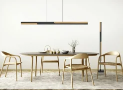 Stehleuchten>casa NOVA LED-Stehleuchte 1flg schwarzbraun