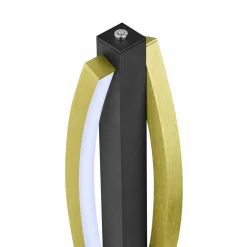 Tischleuchten>casa NOVA LED-Tischleuchte goldfarbenschwarz