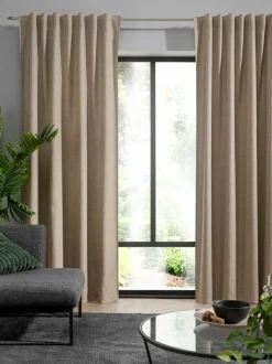 Gardinen-Vorhänge>casa NOVA Vorhang beige