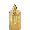 Dekoration>casa NOVA casaNOVA Deko-LED-Kerze 17,5cm goldfarben