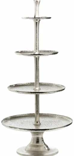 casa NOVA casaNOVA Etagere 130cm silberfarben^ Dekoration