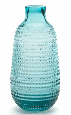 casa NOVA casaNOVA Vase 21cm blautransparent^ Dekoration