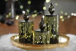 casa NOVA Deko-Kerze 14,5cm schwarz^ Dekoration