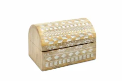 casa NOVA Deko-Truhen 15,50cm braunweiß^ Dekoration