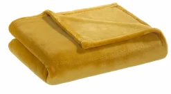 casa NOVA Flanell-Decke gelb^ Wohndecken