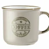 casa NOVA Kaffeebecher 460ml goldfarbenbeige^ Tassen