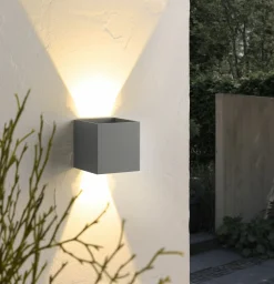 casa NOVA LED-Aussenleuchte grau^ Außenwandleuchten|Außenleuchten