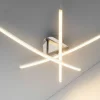 Deckenleuchten>casa NOVA LED-Deckenleuchte silberfarben