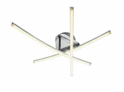 Deckenleuchten>casa NOVA LED-Deckenleuchte silberfarben