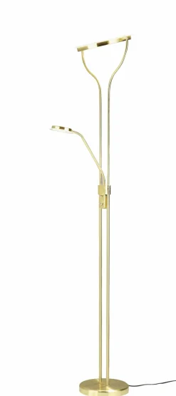 casa NOVA LED-Fluter 2flg goldfarben^ Stehleuchten