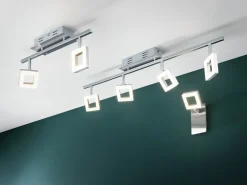 casa NOVA LED-Spot 2flg silberfarben^ Spots