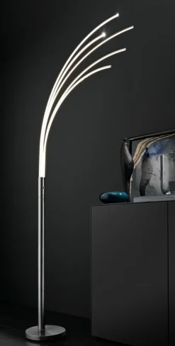 casa NOVA LED-Stehleuchte silberfarben^ Stehleuchten