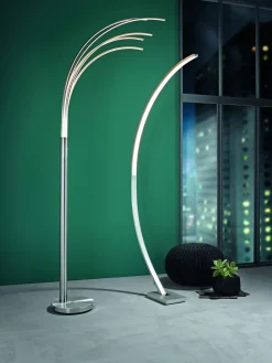 casa NOVA LED-Stehleuchte silberfarben^ Stehleuchten