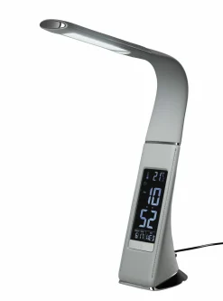 Tischleuchten|Schreibtischlampen>casa NOVA LED-Tischleuchte grau