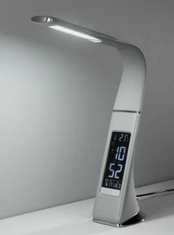 Tischleuchten|Schreibtischlampen>casa NOVA LED-Tischleuchte grau