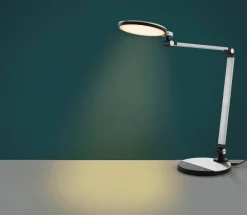 casa NOVA LED-Tischleuchte silberfarbenschwarz^ Tischleuchten|Schreibtischlampen