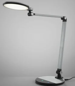 casa NOVA LED-Tischleuchte silberfarbenschwarz^ Tischleuchten|Schreibtischlampen