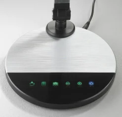 casa NOVA LED-Tischleuchte silberfarbenschwarz^ Tischleuchten|Schreibtischlampen