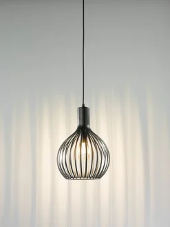 casa NOVA Pendelleuchte 1flg schwarz^ Pendelleuchten