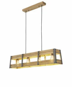 Pendelleuchten>casa NOVA Pendelleuchte 4flg braun