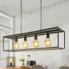casa NOVA Pendelleuchte 4flg schwarz^ Pendelleuchten