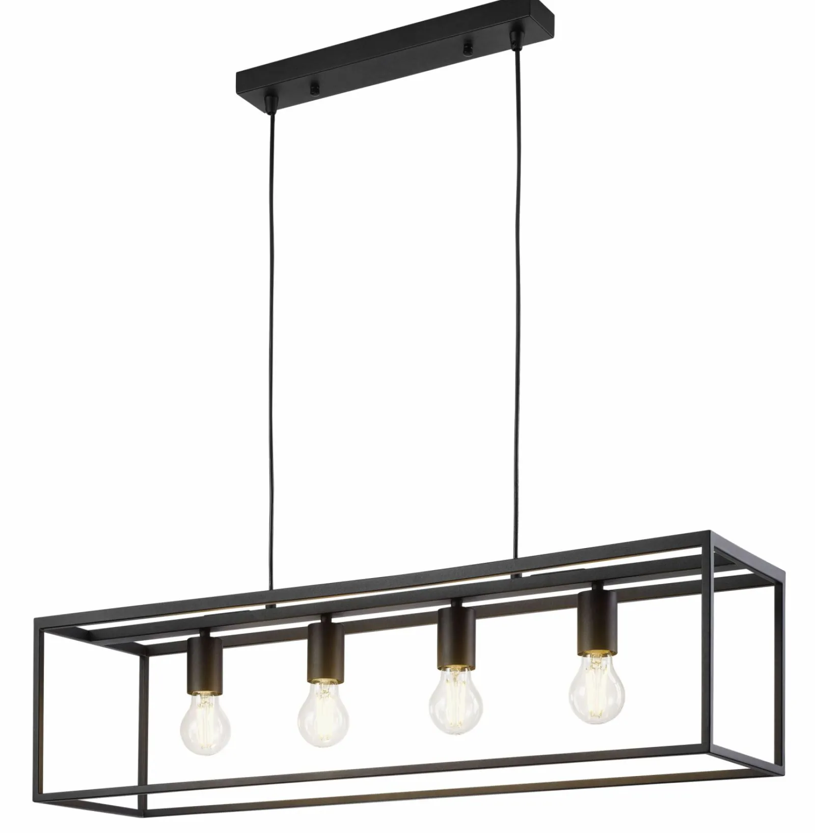 casa NOVA Pendelleuchte 4flg schwarz^ Pendelleuchten