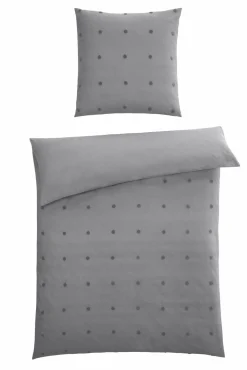 Linon-Renforce>casa NOVA Renforce-Bettwäsche silberfarben