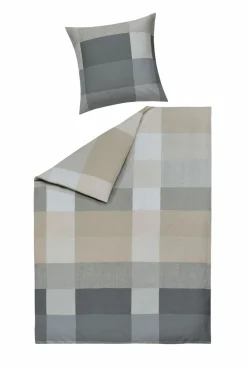 Satin>casa NOVA Satin-Bettwäsche grauschwarz