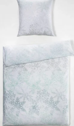 Satin>casa NOVA Satin-Bettwäsche silberfarben