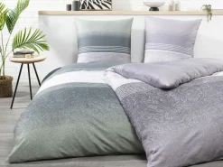 Satin>casa NOVA Satin-Bettwäsche grün