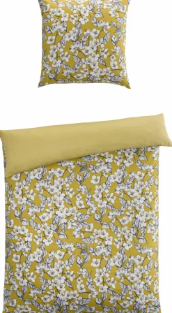 Satin>casa NOVA Satin-Bettwäsche gelb