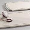 Schneidebretter>casa NOVA Schneidbrett 40x24cm grauweiß