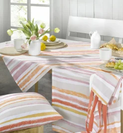 Tischtextilien>casa NOVA Tischdecke orangepink