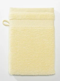 casa NOVA Waschhandschuh gelb^ Waschhandschuhe