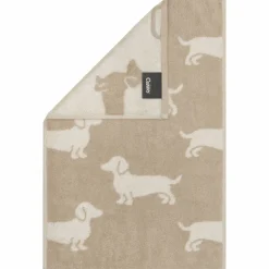 Cawö Gästetuch beige^ Gästetücher