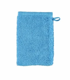 Cawö Waschhandschuh blau^ Waschhandschuhe