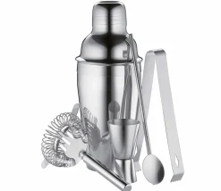 Cilio Bar-Set 5tlg. silberfarben^ Barzubehör