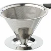Cilio Dauerfilter 12,5cm silberfarben^ Kaffee- & Teebereiter
