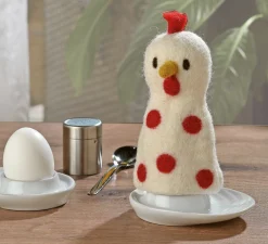 Cilio Eierwärmer weißrot^ Sonstige Tischaccessoires