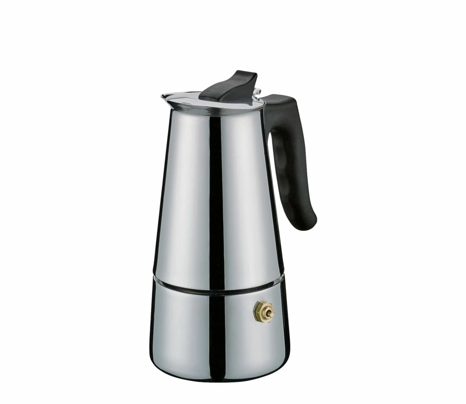 Kaffee- & Teebereiter>Cilio Espressokocher 4 Tassen silberfarbenschwarz