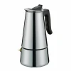 Kaffee- & Teebereiter>Cilio Espressokocher 6 Tassen silberfarbenschwarz