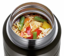 Vorratsdosen>Cilio Food-Container 500ml schwarzsilberfarben