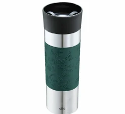 Cilio Isoliertrinkbecher 500ml grünschwarzsilberfarben^ Thermogefäße