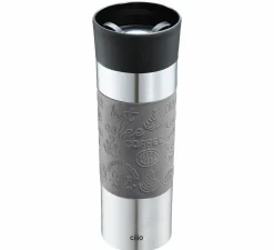 Thermogefäße>Cilio Isoliertrinkbecher 500ml grauschwarzsilberfarben