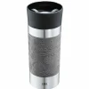 Cilio Isoliertrinkbecher 360ml grauschwarzsilberfarben^ Thermogefäße